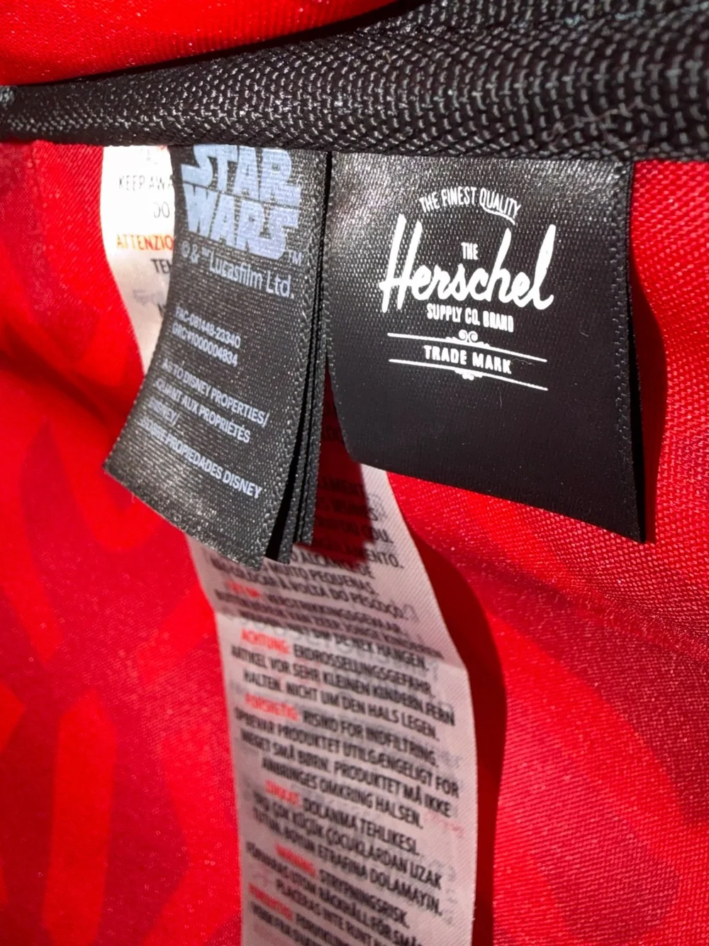 Herschel x Star Wars Darth Maul Phantom Menace 25th Anniversary Backpack